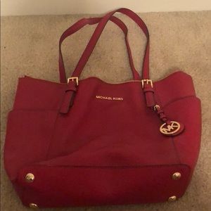 Used Red Michael Kors Bag